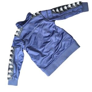 Kappa Track Jacket Blue White Logo Zip Up Kids Boys Girls Size Unknown 40 4
